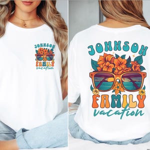 Family Vacation Shirts for Family Trip Matching Group T-shirts for Family Vacation 2025 Tee Custom 2025 Family Vacation Beach Vacay Tshirts