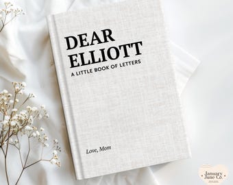Letters To My Son Notebook, Dear Son Journal, Personalized Name Journal, Custom Journal Gift To My Son, Memory Keepsake, Son Birthday Gift