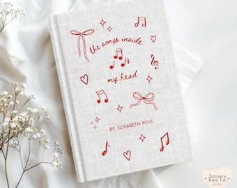 Personalized Lyric Journal, Custom Songwriter Notebook, Musician Guitar Player Gift for Songwriter Music Notebook, Songwriting Song Book