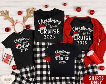 Family Christmas Cruise Pajama Shirt Family Matching Christmas Shirt Holiday Pajamas Tee for Family Family Xmas Shirt Group Christmas Tshirt