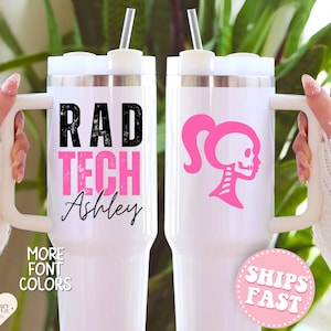 Radiology Tech Tumbler 40oz X-Ray Tech Gift Personalized Rad Tech Gift for Radiology Tech Mug RAD Tech 40 oz Tumbler Xray Tech Appreciation