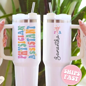 Personalized Physician Assistant Tumbler 40oz Gift for Physician Assistant 40 oz Tumbler Mug Custom PA Student Gift PA Graduation Gift