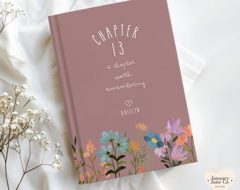 Personalized 13th Birthday Gift Chapter 13 Journal Custom Name Notebook Customized 13th Birthday Present for Daughter Gift for Book Lover