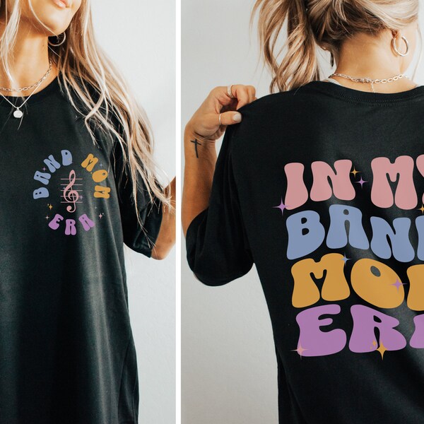 Band Mom Era Shirt | In My Era Tshirt, I'm With the Band, Marching Band Mama, Spiritwear