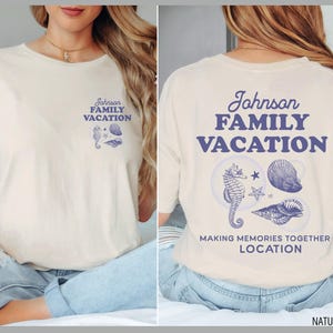Family Vacation Shirts for Family Trip Matching Group T-shirts for Family Vacation 2025 Tee Custom 2025 Family Vacation Beach Vacay Tshirts