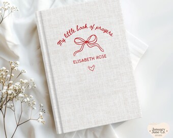 Personalized Prayer Journal for Women, Religious Gifts, Scripture Notebook, Catholic Gift for Teen Girl Bible Journal, Scripture Notes