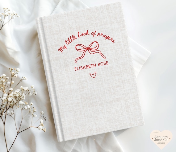 Personalized Prayer Journal for Women, Religious Gifts, Scripture Notebook, Catholic Gift for Teen Girl Bible Journal, Scripture Notes