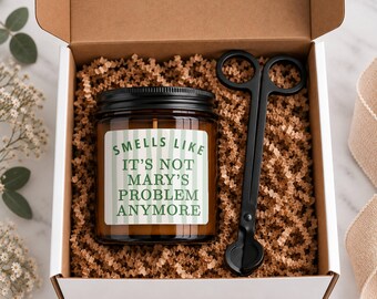 Custom Retirement Gift Smells Like It's Not Your Problem Anymore, Personalized Retirement Gift, Gift for Co-Worker, Gift for Retirement