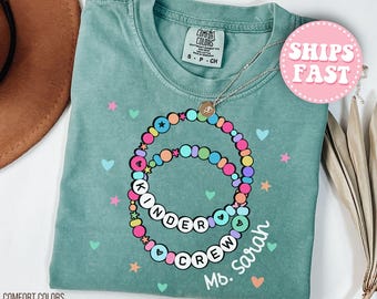 Kindergarten Teacher Shirt Comfort Colors Kinder Crew Teacher Shirt Kindergarten Team First Day of School Tshirt Back to School Teacher Tee