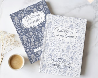 Personalized Lyric Journal, Custom Songwriter Notebook, Musician Guitar Player Gift for Songwriter Music Notebook, Songwriting Song Book