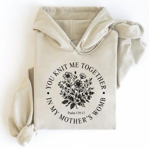Pro Life Hoodie, Religious Hoodies, Pro Life Sweatshirts, Catholic Sweatshirt, Christian Sweatshirt, Womens Catholic Apparel, Pro Life Shirt