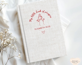 Personalized Prayer Journal for Women, Religious Gifts, Scripture Notebook, Christian Gift for Teen Girl Bible Journal, Church Sermon Notes