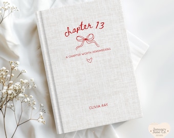 Personalized 13th Birthday Gift Chapter 13 Journal Custom Name Notebook Customized 13th Birthday Present for Daughter Gift for Book Lover
