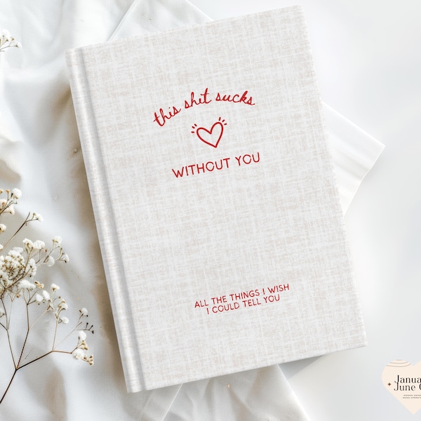 Letters to My Mom Memorial Journal This Shit Sucks Notebook Dear Mom Loss of Mom Memorial Gift Loss of Mother Grief Journal Sympathy Gift