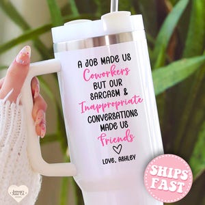 Work Friend Gift for Coworker Tumbler 40oz Best Friend Coworker Mug Gift for Work Friend Funny Coworker Birthday Gift Sarcastic Coworker Mug