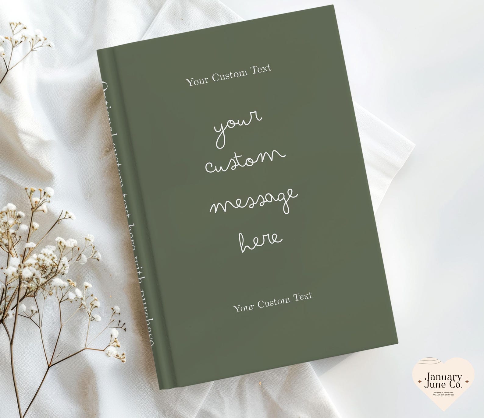 Personalized Notebook With Custom Text, Custom Journal Book, Custom ...