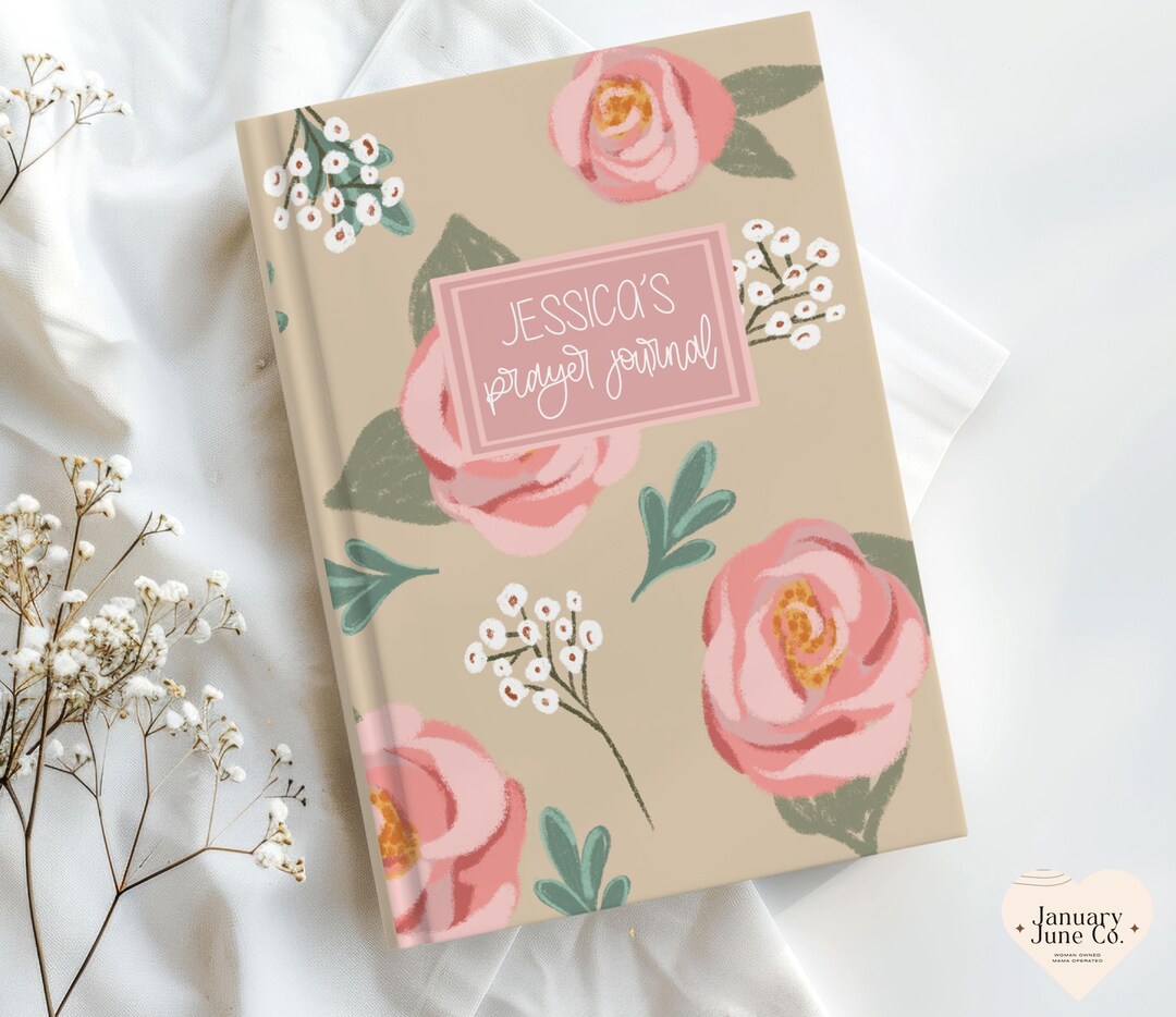 Personalized Prayer Journal Custom Christian Notebook Bible Study ...