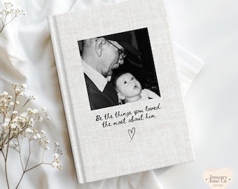Custom Memorial Gift, In Loving Memory Journal, Loss Of Loved One Notebook, Personalized Photo Things You Loved Most, Sympathy Keepsake
