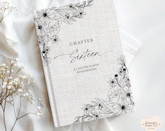 Personalized 16th Birthday Gift, Chapter 16 Name Journal, Notebook, Custom Sixteen Years Old Birthday Present for Bestie Granddaughter Gift