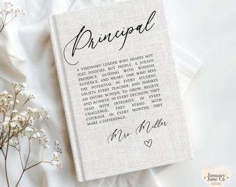 Personalized Principal Journal, Principal Definition Gift, Principal Gift, Principal Appreciation Gift, Principal Thank You Gift