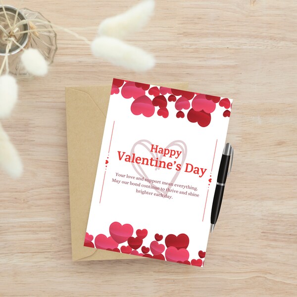 Digital Valentine Gift Card, Trendy Val Gift, Downloadable Val Card, Lovers Gift, Editable Val Card, Gift For Him, Favorite For Couples.