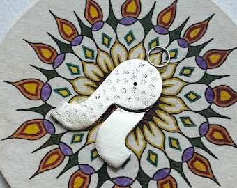 Pretty Lights Sterling Silver Floral Hand Carved Pendant