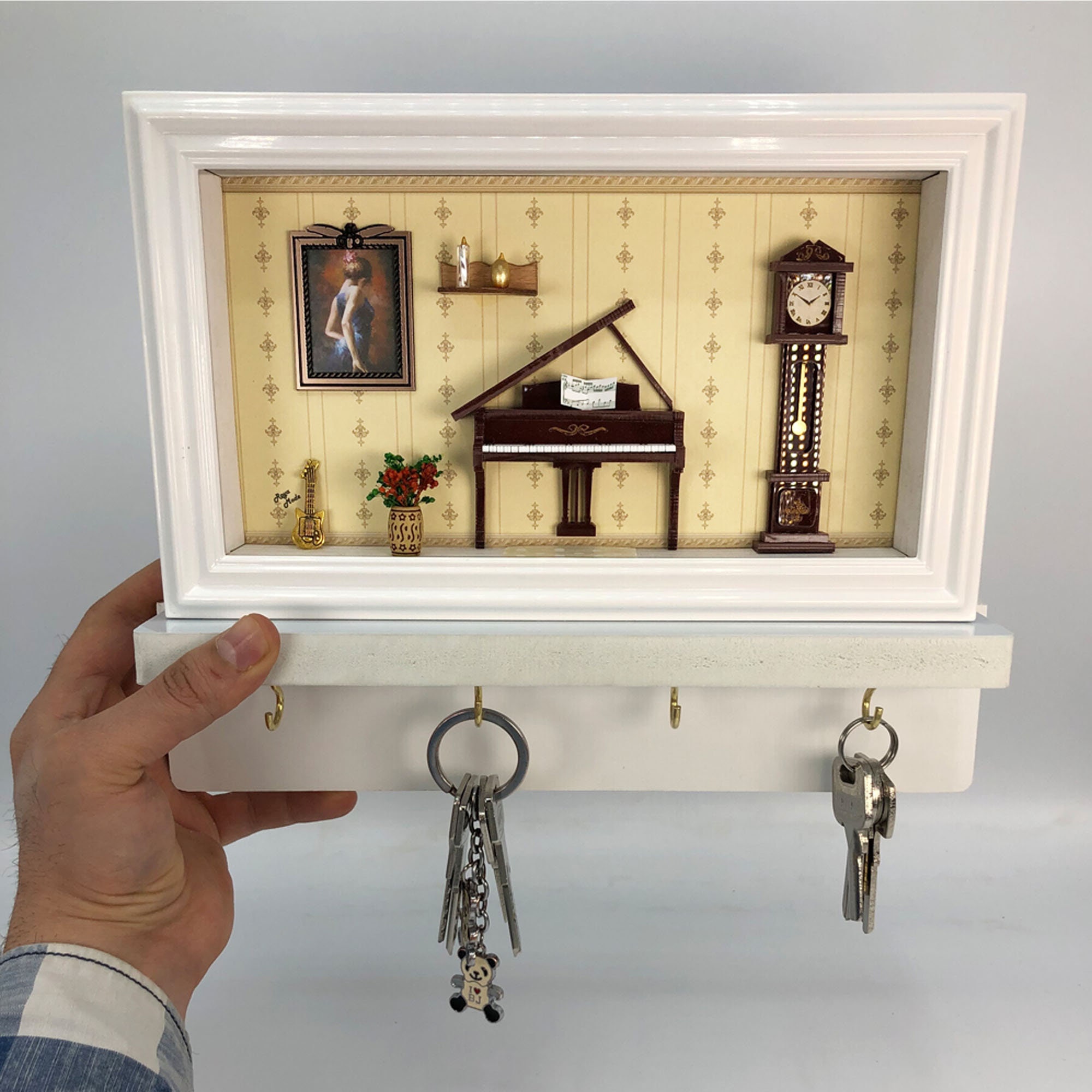 3D Key Holder for Wall Jewelry Holder Dreamylifestyle 3D Etsy UK