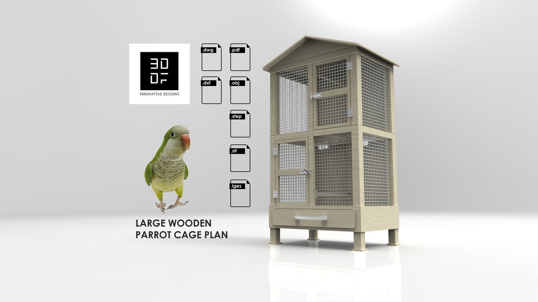 Curated visual reference: Fresh Look at Large Wooden Parrot Cage Plan