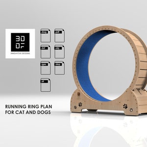 Running Wheel Plans for Cats and Dogs. Etsy