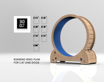 Running Wheel Plans for Cats and Dogs.