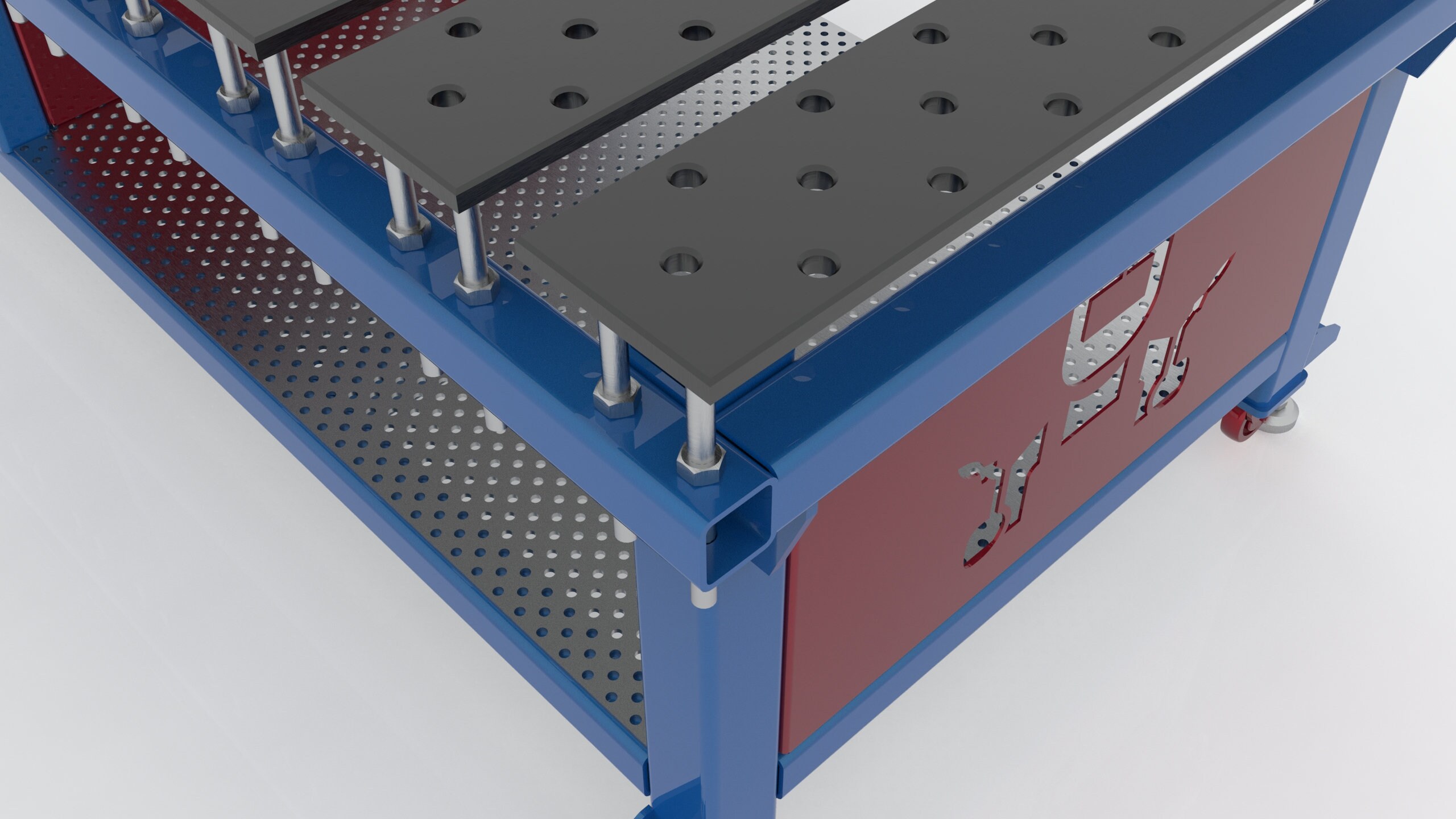 1000x2000 Welding Table Plan. Etsy