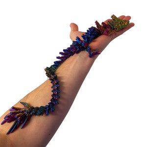 Chinese Bamboo Dragon, Colour Changing Effect, Fidget Toy, Articulated Fidget Toy, Flexible Fidget Toy, ADHD Fidget Toy, Stress Management