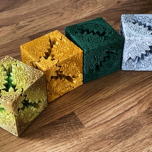 Celtic Gear Fidget Cube: 3D Printed Desk Toy