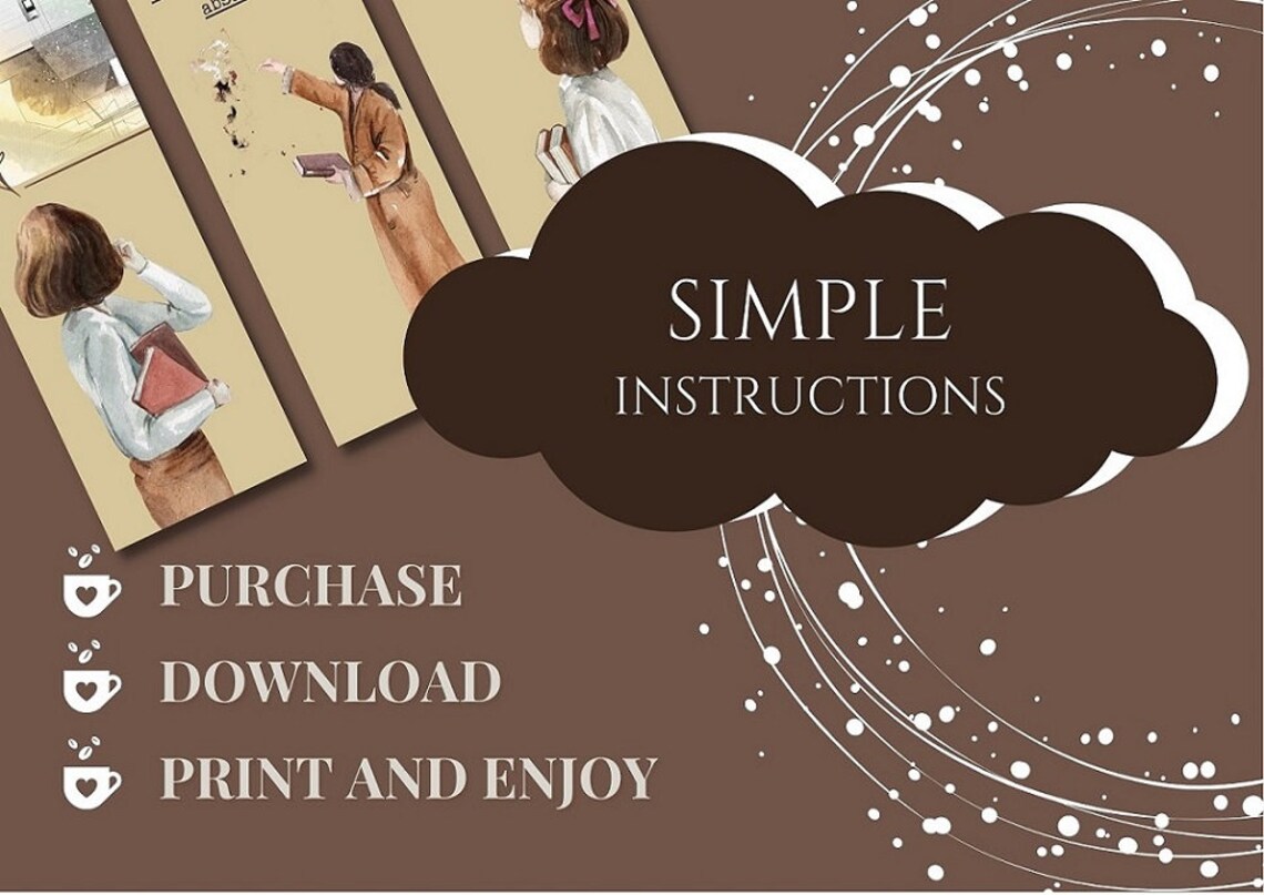 dark academia inspired bookmarks printable bookmarks digital etsy