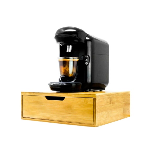 Bamboo Pod Holder Capsule Drawer-coffee Machine Stand 