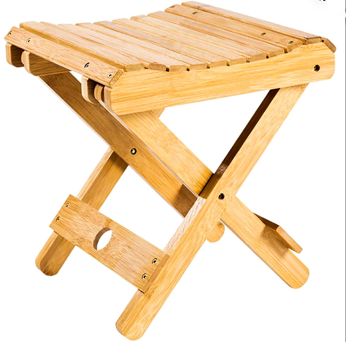 Bamboo Folding Stoolportable Wooden Shower Chair Shower Foot Etsy UK