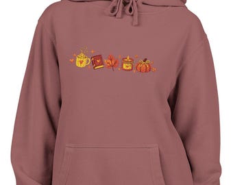 Autumn Pumpkins Hoodie | Fall Harvest Pumpkin Patch, Cute Fall sweater, Autumn sweater, Fall lover gift, cozy sweater, Pumpkin Coffee Shirt