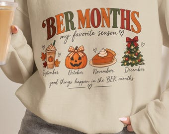 Fall Sweater, Comfort Colors Tee, Fall Lover Gift, Halloween Sweatshirt, Pumpkin Spice Fall Outfit, Cozy Autumn Apparel, Holiday sweater