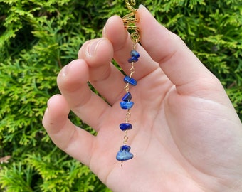 Lapis Lazuli Crystal Hair Charm