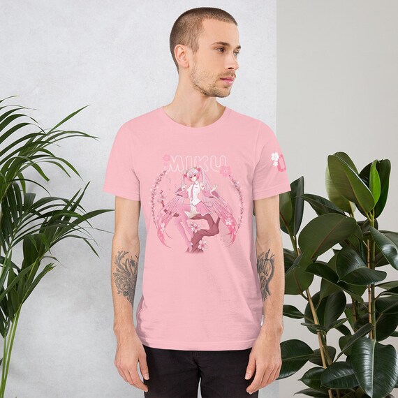 SAKURA MIKU V2 Unisex Pastel Pink T-shirt | Tee | Shirt - Etsy