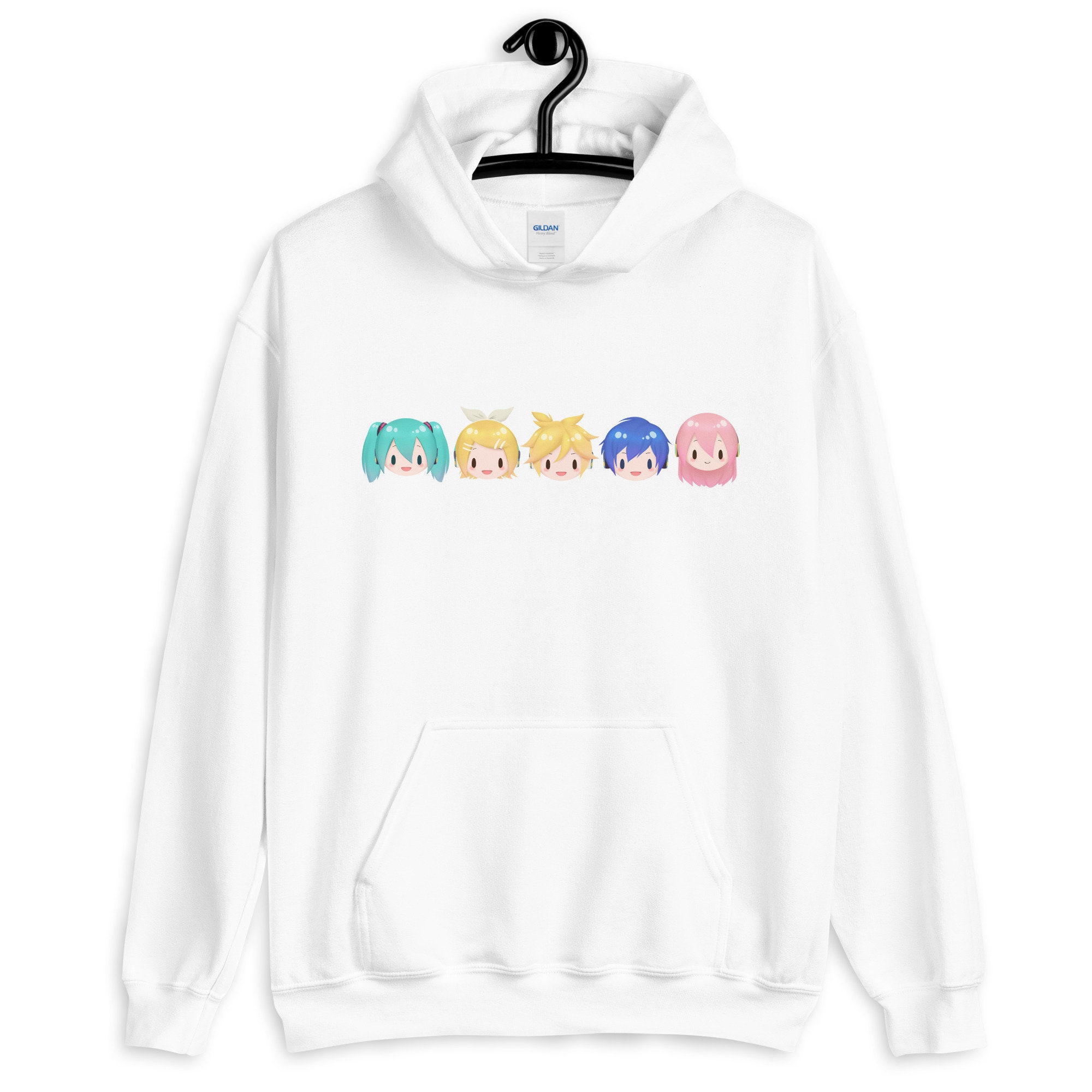 sekai 歌い手 Servant Hoodie White LISTEN FLAVOR Evil Cutie Pentagram Lace-up Hoodie: Listen