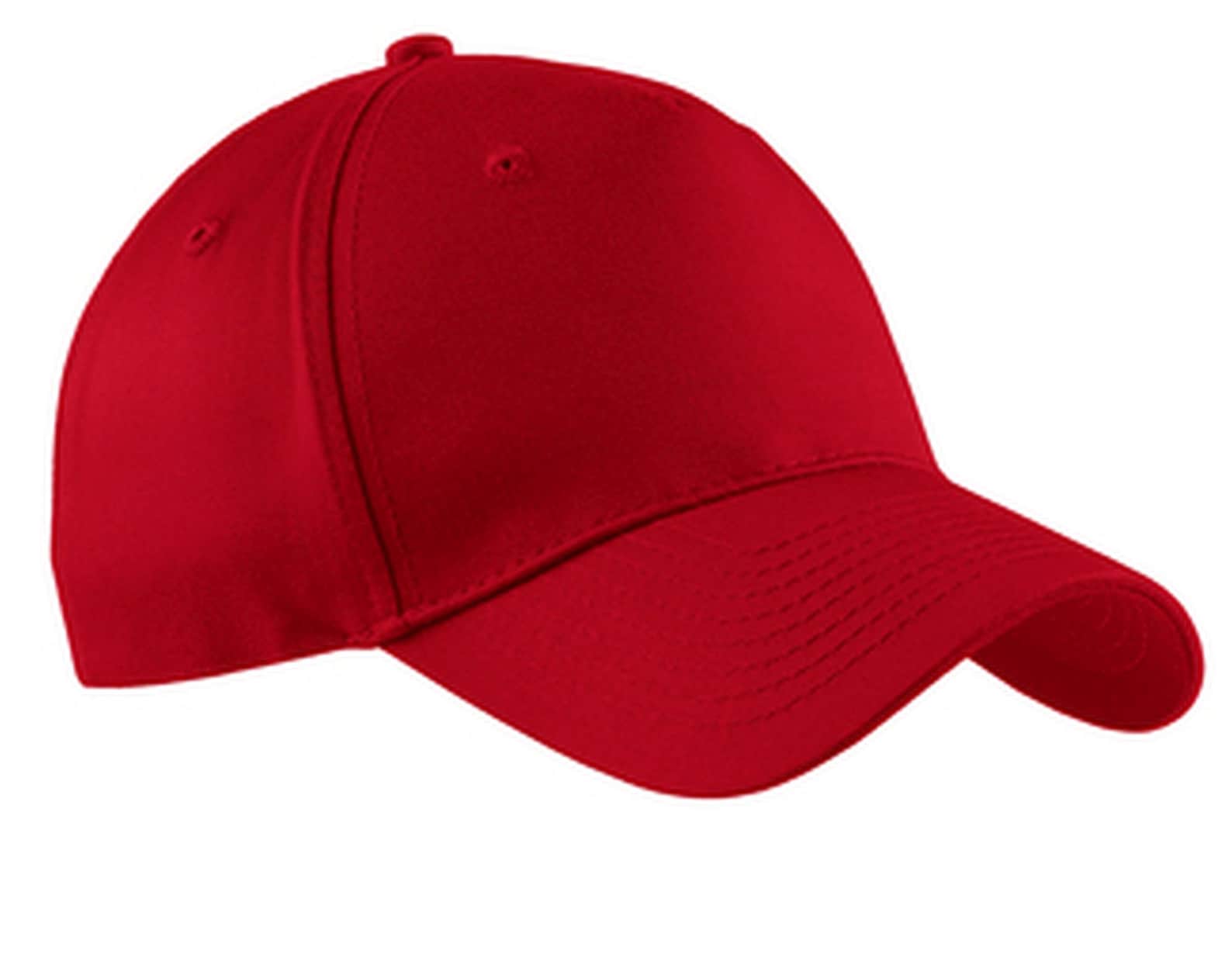 New Plain Five Panel Twill Red Ball Cap CP86 Etsy