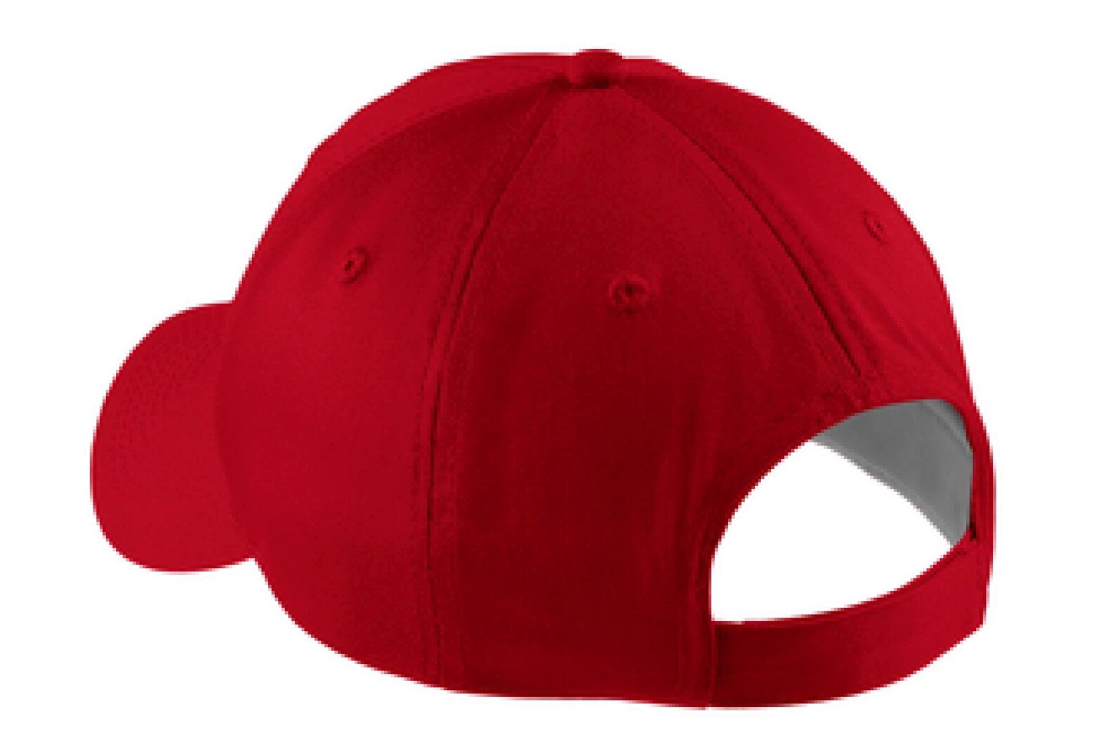 New Plain Five Panel Twill Red Ball Cap Etsy