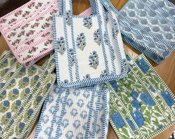 Bolso pequeño con estampado floral, acolchado, de algodón, ideal para fiestas, regalos, minibolsos, bolsos de diario.