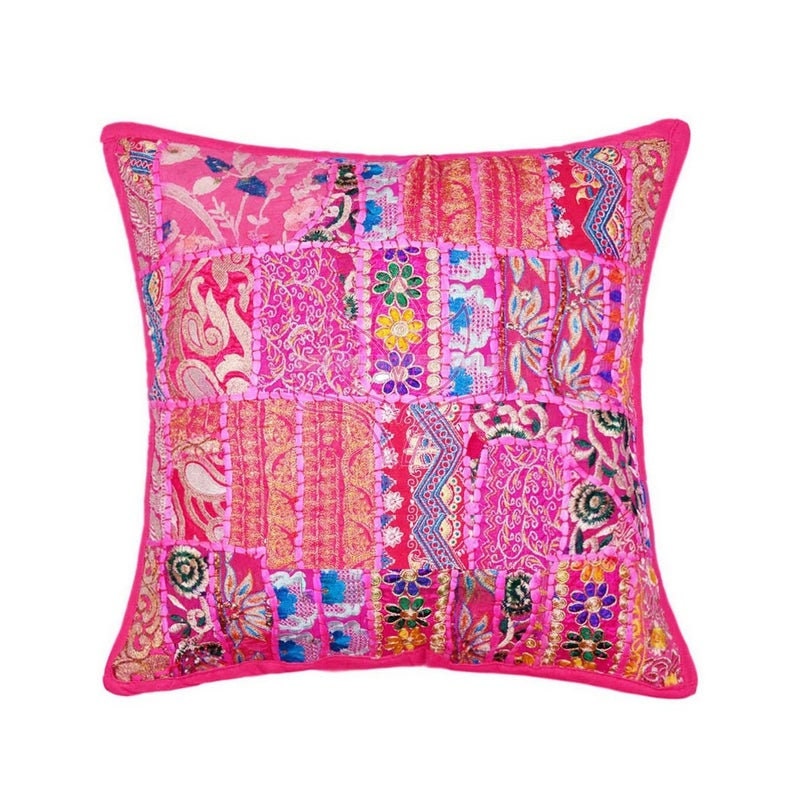 Bohemian Pillow Cover Boho Cushion Cover Handmade Colorful Etsy
