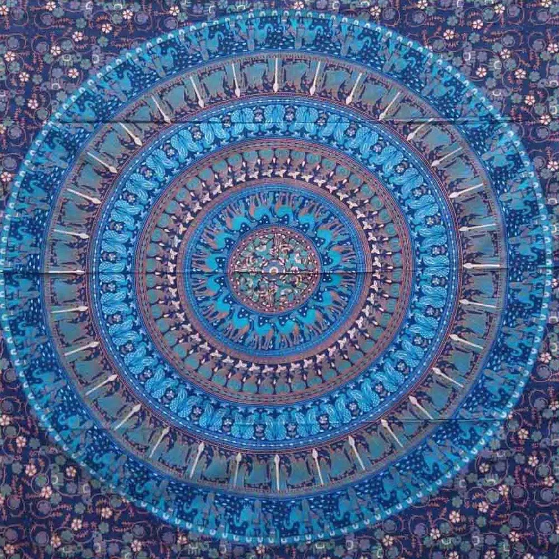 Bohemian Sofa Throws Blanket Large Mandala Sofa Throws 100 Etsy