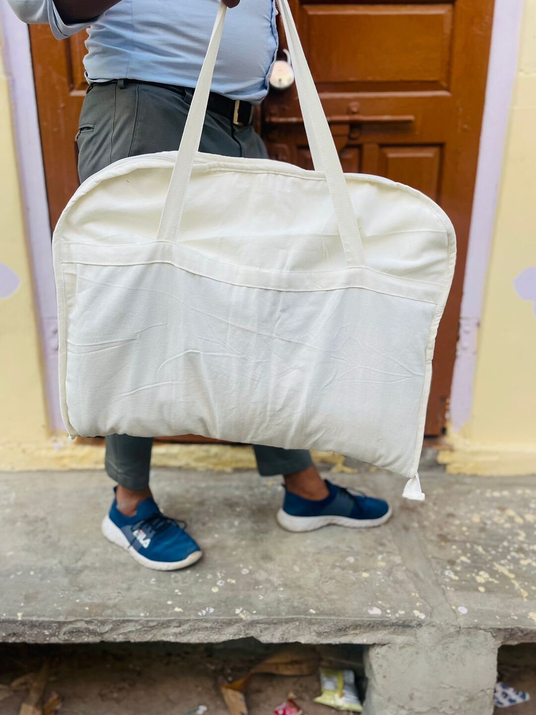 CANVAS 100 Cotton Garment Bags Closet Storage Travel Hanging Etsy