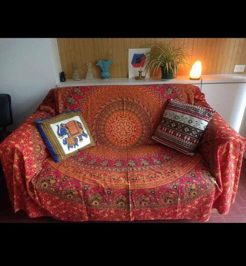 Bohemian Sofa Throws Blanket Large Mandala Sofa Throws 100 Etsy