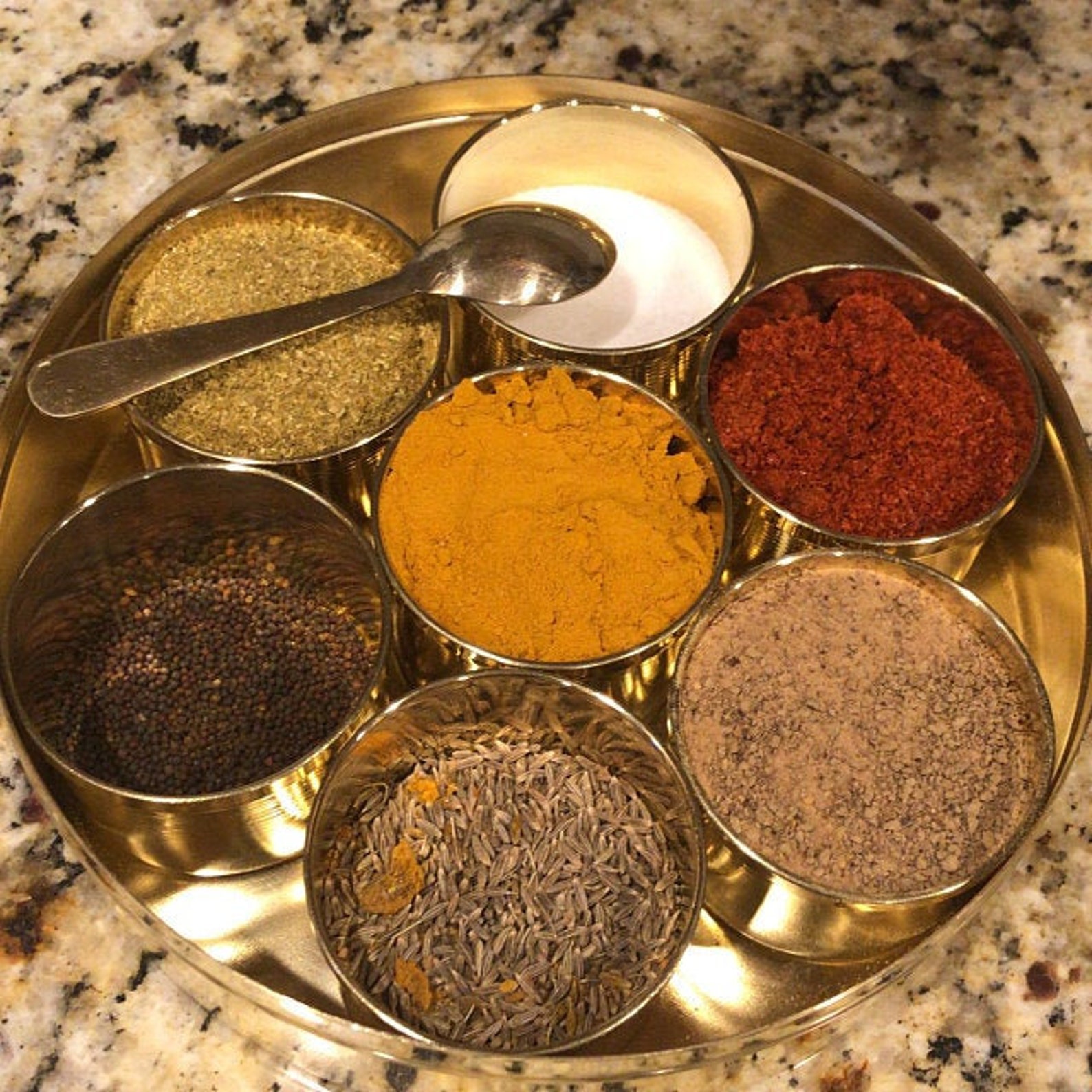 Spice box Indian Masala Dabba Indian Masala Box Handmade Etsy