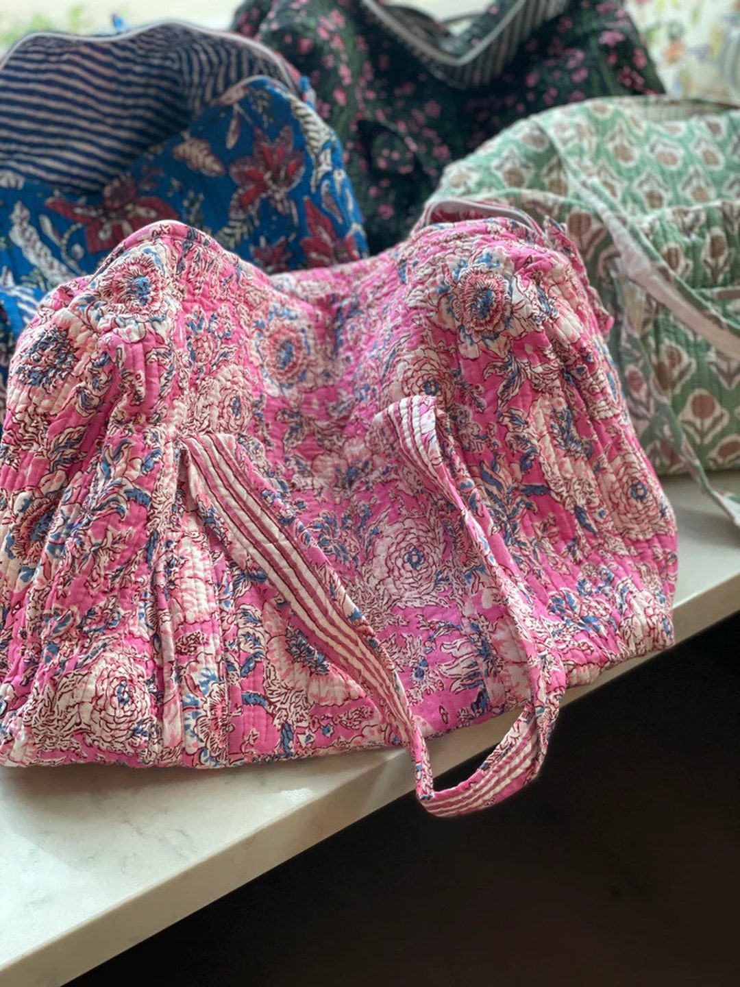 Women's Large Duffel Bag Boho Overnight Travel Bag Etsy